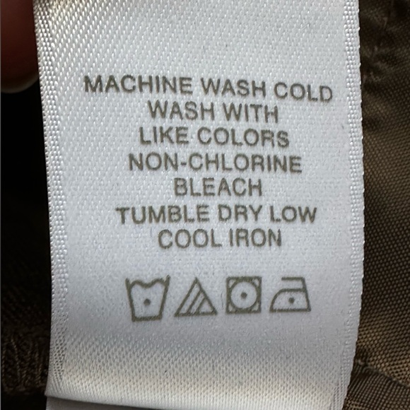 Liz Claiborne Audra Low Rise Waist Brown Straight Leg Dress Pants Sz 8P Pleated - Picture 12 of 15